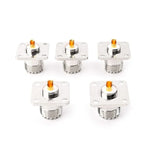 Adaptateur de montage pour panneau de châssis à bride femelle SO239 UHF (5 pièces)