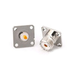 Adaptateur de montage pour panneau de châssis à bride femelle SO239 UHF (5 pièces)