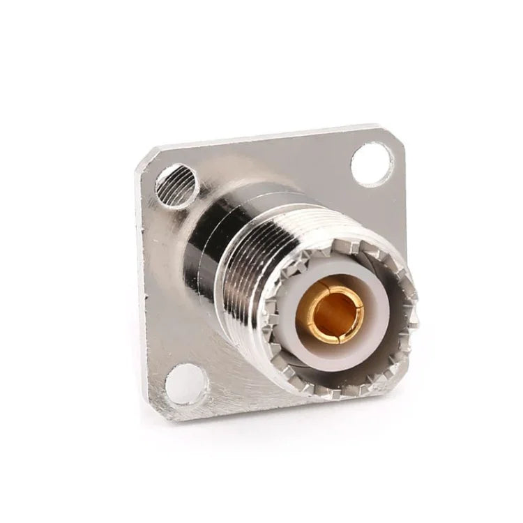 Adaptateur de connecteur RF UHF SO239 femelle-femelle pour montage sur panneau