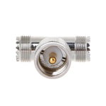 Adaptateur en T UHF mâle PL259 vers 2 UHF femelles