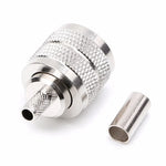 Lot de 10 connecteurs à sertir UHF mâles PL259 pour câbles RG58, RG142 et 3D-FB.