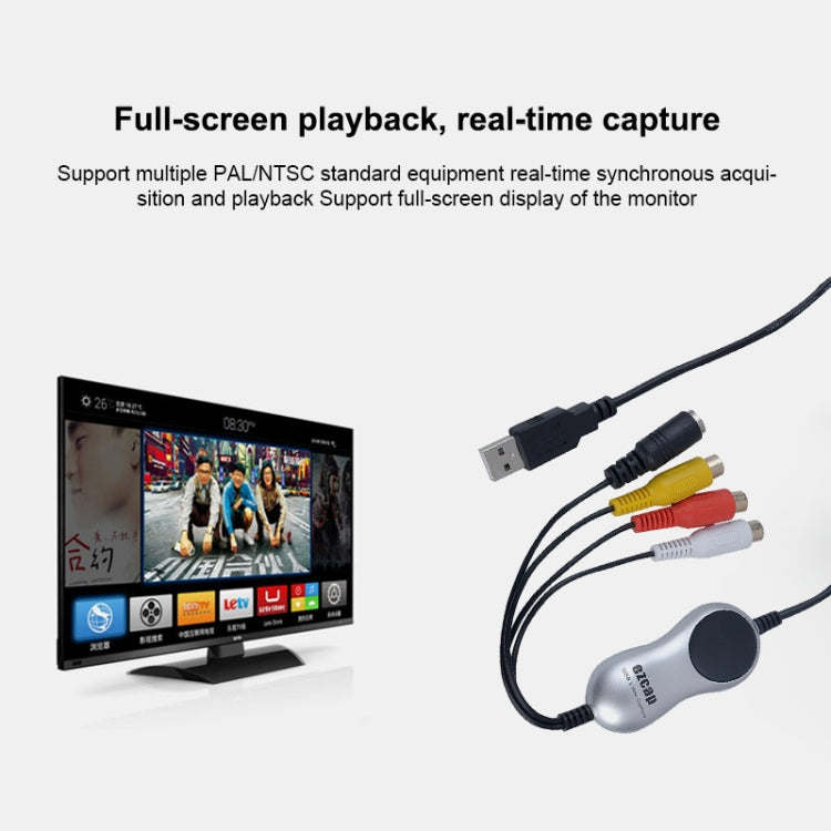 EZCAP Dispositif de Carte de Capture Vidéo USB 2.0, EZCAP 170