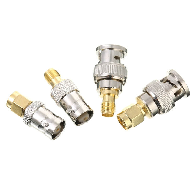 Kit de conversion test adaptateur RF 4 pièces / set SMA vers BNC