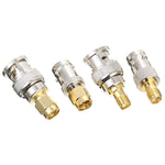 Kit de conversion test adaptateur RF 4 pièces / set SMA vers BNC