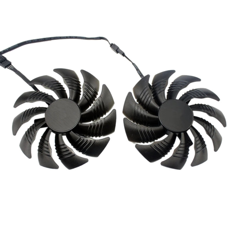 1 paire de ventilateurs de refroidissement 88MM 4 broches pour carte graphique Gigabyte GeForce GTX1060 1070 GTX1050ti GTX960 RX570 RX470