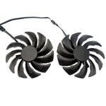 1 paire de ventilateurs de refroidissement 88MM 4 broches pour carte graphique Gigabyte GeForce GTX1060 1070 GTX1050ti GTX960 RX570 RX470