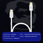 Câble de données de transmission à vitesse maximale MECHANIC Lightning Câble USB Lightning pour Type-C vers Type-C, pour Type-C vers Type-C