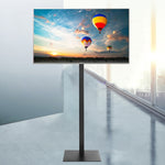 Support de sol universel pour TV, réglable en hauteur, rotatif à 360 degrés, pour écrans de 14 à 42 pouces