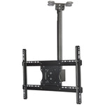 Support mural/plafond universel simple écran pour téléviseur de 32 à 65 pouces, réglable en hauteur et en angle, plage de rétraction : 0,5 à 2 m, 32-65 pouces