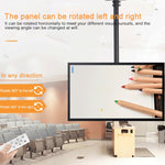 Support mural/plafond universel simple écran pour téléviseur de 32 à 65 pouces, réglable en hauteur et en angle, plage de rétraction : 0,5 à 2 m, 32-65 pouces