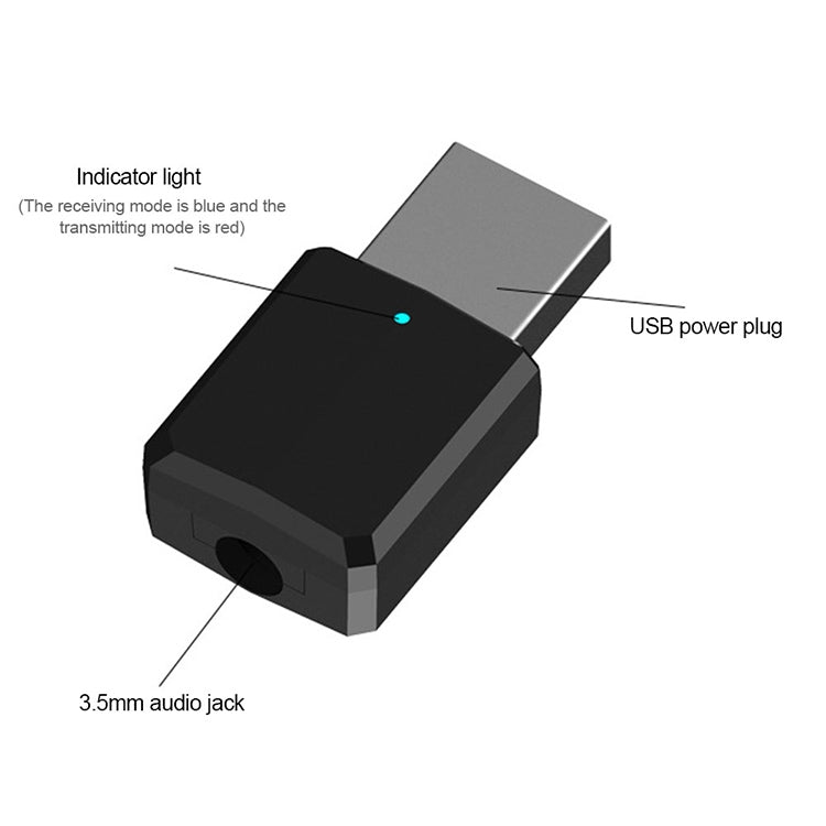 Récepteur audio Bluetooth 5.0 Adaptateur USB Bluetooth Émetteur Bluetooth Compatible Win8/10, ZF169