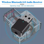 Récepteur audio Bluetooth 5.0 Adaptateur USB Bluetooth Émetteur Bluetooth Compatible Win8/10, ZF169