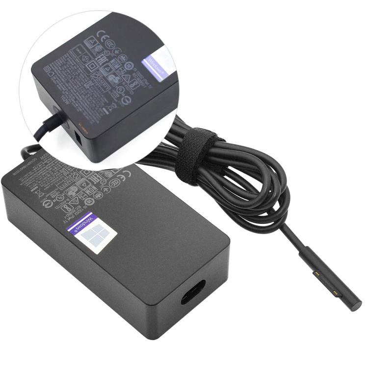 Adaptateur secteur chargeur 102W 15V 6,33A pour Microsoft Surface Book 2 1798, 102W 6,33A