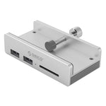ORICO MH2AC-U3 Hub USB3.0 à 2 ports type pince avec lecteur de carte SD