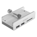 ORICO MH2AC-U3 Hub USB3.0 à 2 ports type pince avec lecteur de carte SD