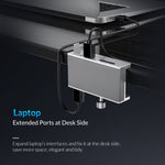 ORICO MH2AC-U3 Hub USB3.0 à 2 ports type pince avec lecteur de carte SD