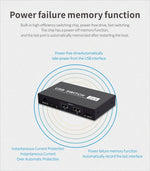 Commutateur USB 2x4 2 ports pour partage de 4 appareils entre PC, imprimante, clavier, souris, moniteur, commutateur USB 2x4