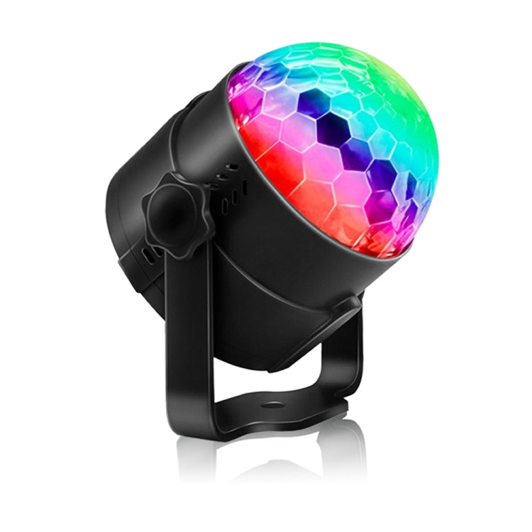 Lampe de fête DJ activée par le son YouOKLight YK2278 3W RBG boule disco stroboscopique lumière de scène avec 7 modes, sans télécommande