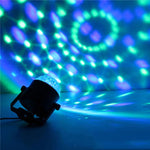 Lampe de fête DJ activée par le son YouOKLight YK2278 3W RBG boule disco stroboscopique lumière de scène avec 7 modes, sans télécommande