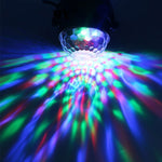 Lampe de fête DJ activée par le son YouOKLight YK2278 3W RBG boule disco stroboscopique lumière de scène avec 7 modes, sans télécommande