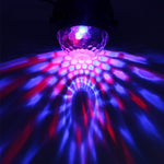 Lampe de fête DJ activée par le son YouOKLight YK2278 3W RBG boule disco stroboscopique lumière de scène avec 7 modes, sans télécommande