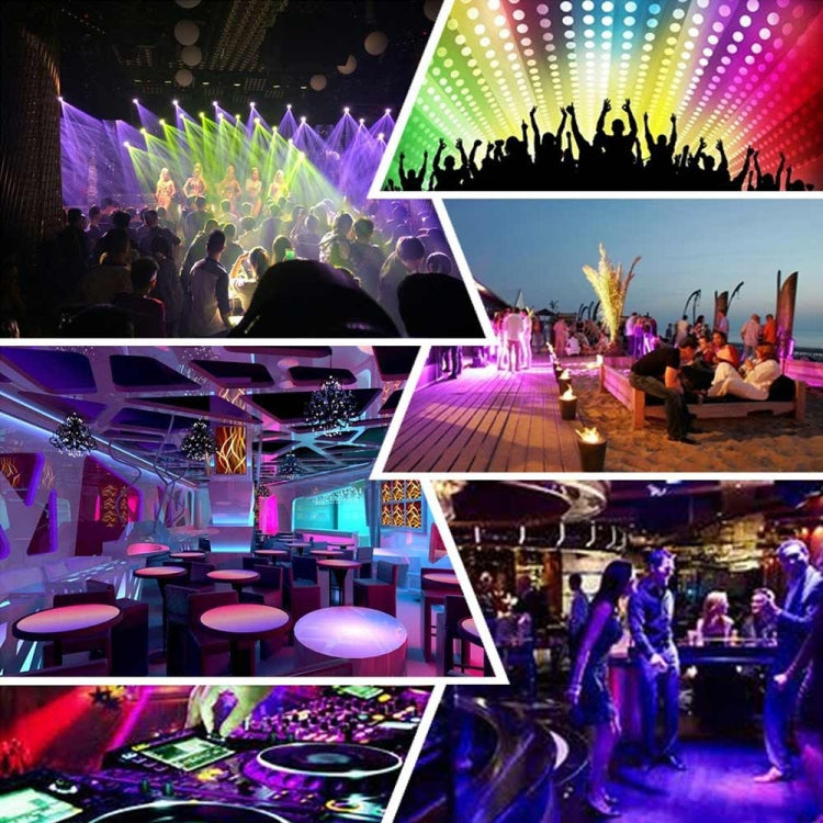Lampe de fête DJ activée par le son YouOKLight YK2278 3W RBG boule disco stroboscopique lumière de scène avec 7 modes, sans télécommande