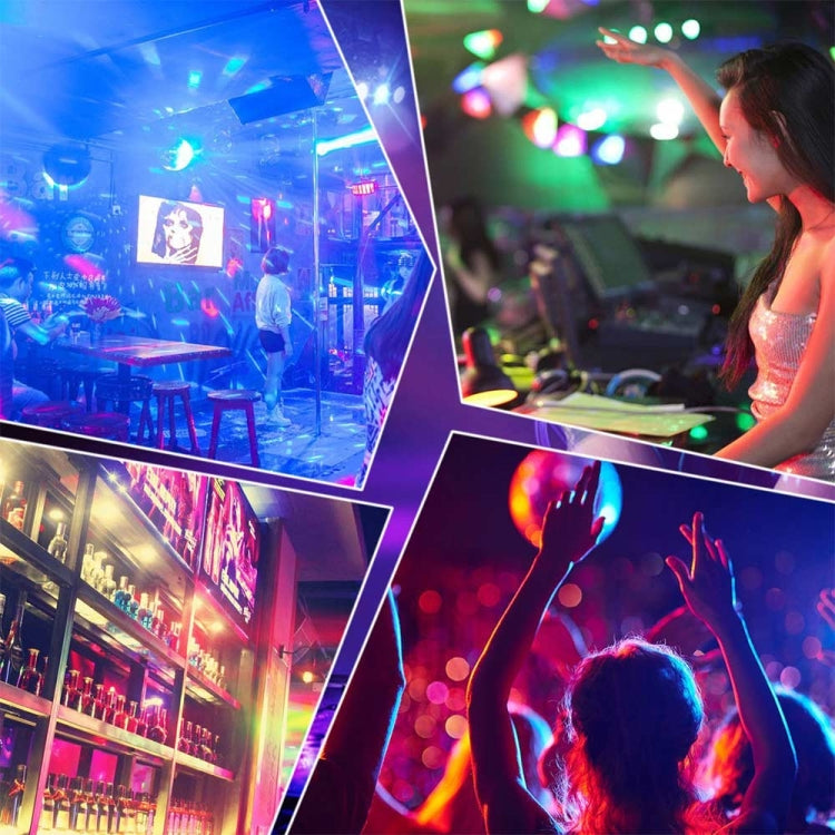 Lampe de fête DJ activée par le son YouOKLight YK2278 3W RBG boule disco stroboscopique lumière de scène avec 7 modes, sans télécommande