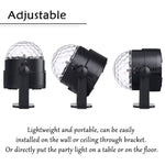 Lampe de fête DJ activée par le son YouOKLight YK2278 3W RBG boule disco stroboscopique lumière de scène avec 7 modes, sans télécommande