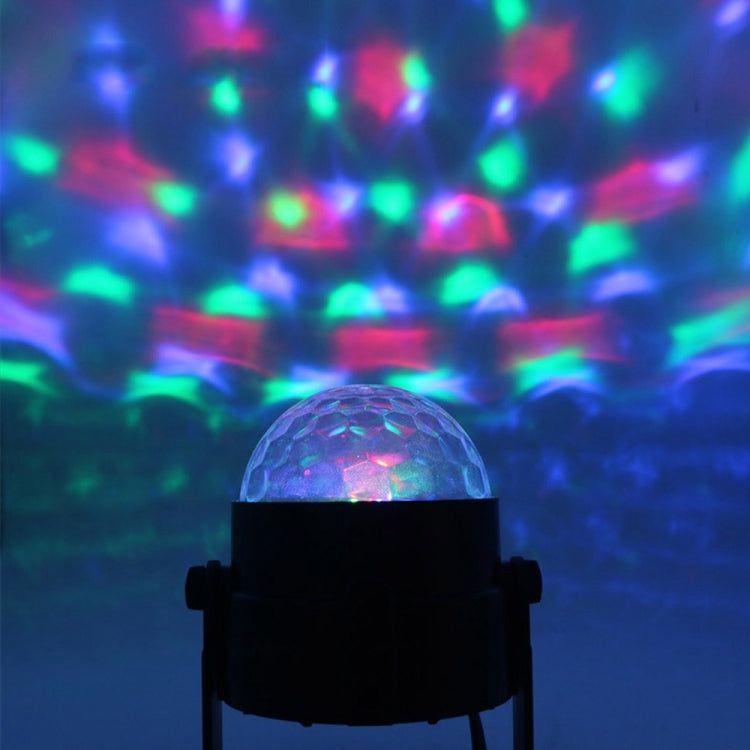 Lampe de fête DJ activée par le son YouOKLight YK2278 3W RBG boule disco stroboscopique lumière de scène avec 7 modes, sans télécommande