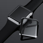 2 pièces Mocolo Film en verre trempé 0.33mm 9H 3D à bords arrondis, Apple Watch Series 3 38mm, Apple Watch Series 3 40mm, Apple Watch Series 4 42mm, Apple Watch Series 4 44mm