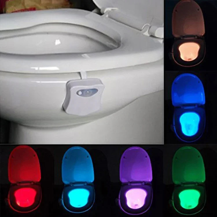 Veilleuse de toilettes à détecteur de mouvement YouOKLight, éclairage LED pour toilettes et salle de bain