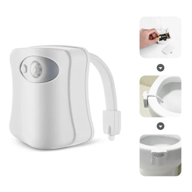 Veilleuse de toilettes à détecteur de mouvement YouOKLight, éclairage LED pour toilettes et salle de bain