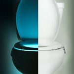 Veilleuse de toilettes à détecteur de mouvement YouOKLight, éclairage LED pour toilettes et salle de bain
