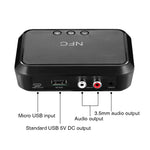 Récepteur de musique Bluetooth NFC de bureau Adaptateur Bluetooth 4.1 Lecteur USB Lit les haut-parleurs Bluetooth, B10