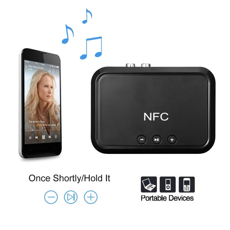 Récepteur de musique Bluetooth NFC de bureau Adaptateur Bluetooth 4.1 Lecteur USB Lit les haut-parleurs Bluetooth, B10