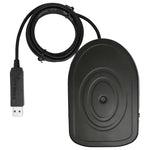 Pédale de contrôle USB métallique à interrupteur unique pour clavier, souris PC, 1 pédale (métallique)