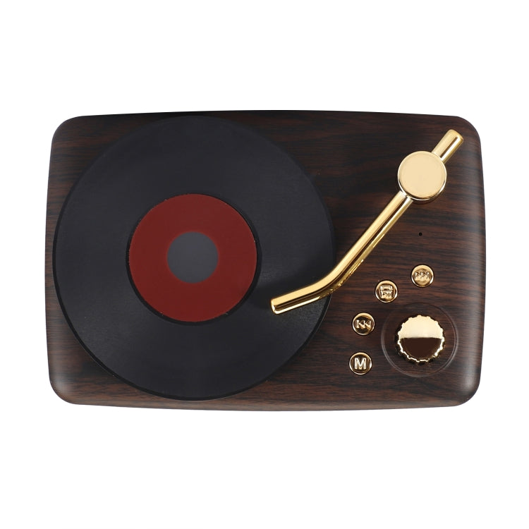Enceinte Bluetooth style rétro, antenne FM intégrée haute sensibilité, longue autonomie, T12 (marron)