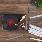 Enceinte Bluetooth style rétro, antenne FM intégrée haute sensibilité, longue autonomie, T12 (marron)