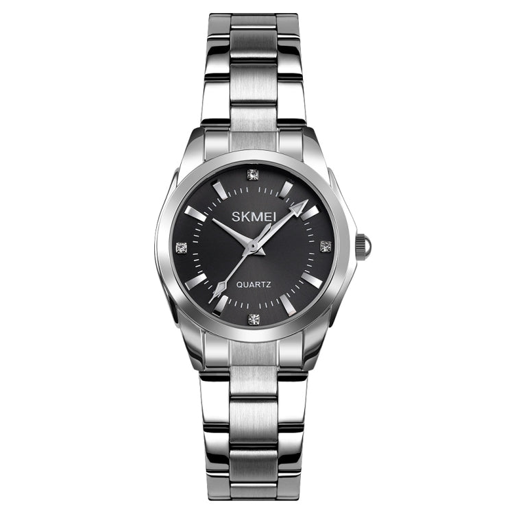 Montre SKmei 1620, élégante avec strass, créative, décontractée, étanche, à quartz, pour femme, avec bracelet en acier.