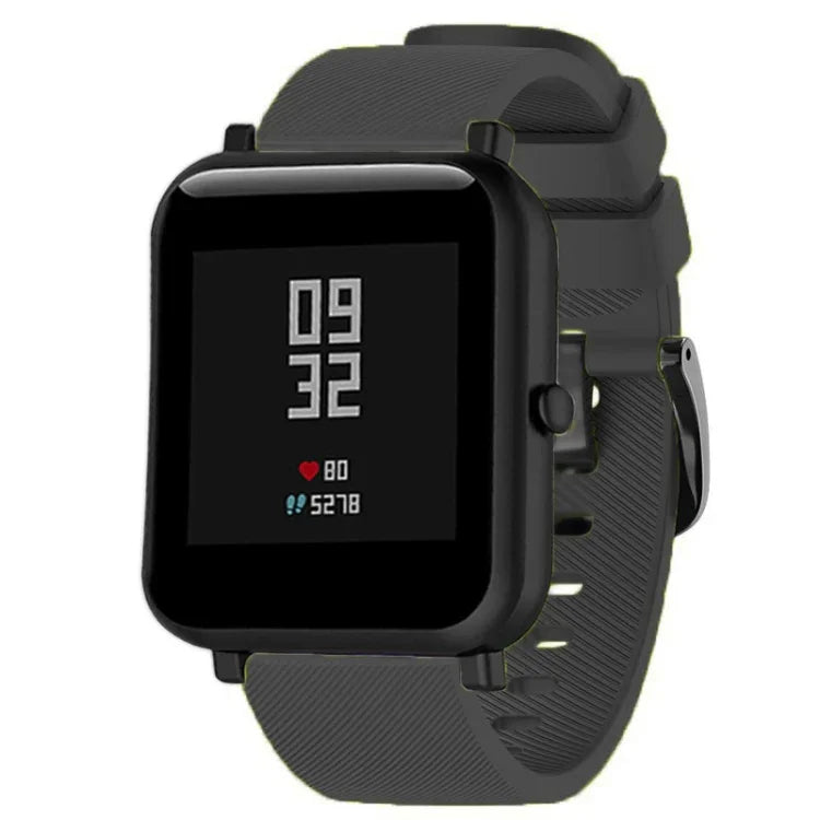Bracelet en silicone 20 mm pour Huami Amazfit GTS / Samsung Galaxy Watch Active 2 / Gear Sport