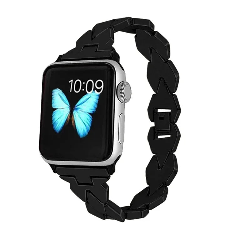 Bracelet en acier inoxydable avec diamants pour Apple Watch Series 5 et 4 (40 mm) / 3, 2 et 1 (38 mm), pour Apple Watch Series 5 et 4 (40 mm)