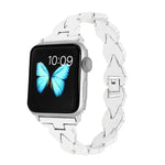 Bracelet en acier inoxydable avec diamants pour Apple Watch Series 5 et 4 (40 mm) / 3, 2 et 1 (38 mm), pour Apple Watch Series 5 et 4 (40 mm)