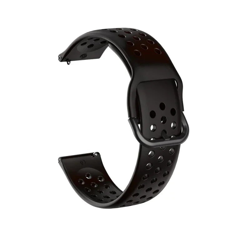 Bracelet respirant et poreux de 20 mm avec boucle intérieure pour Huami Amazfit GTS / Samsung Galaxy Watch Active 2 / Huawei Watch GT2 (42 mm).
