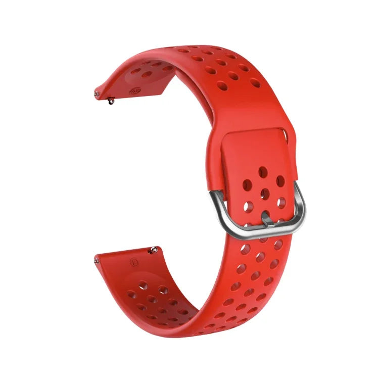 Bracelet respirant et poreux de 20 mm avec boucle intérieure pour Huami Amazfit GTS / Samsung Galaxy Watch Active 2 / Huawei Watch GT2 (42 mm).