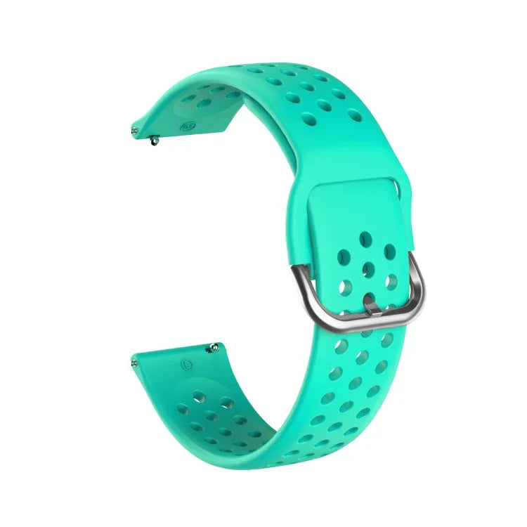 Bracelet respirant et poreux de 20 mm avec boucle intérieure pour Huami Amazfit GTS / Samsung Galaxy Watch Active 2 / Huawei Watch GT2 (42 mm).