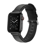 Bracelet en cuir à trous ronds pour Apple Watch Series 5 et 4 (44 mm), Series 3, 2 et 1 (42 mm).