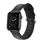 Bracelet en cuir à trous ronds pour Apple Watch Series 5 et 4 (44 mm), Series 3, 2 et 1 (42 mm).