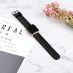 Bracelet en cuir à trous ronds pour Apple Watch Series 5 et 4 (44 mm), Series 3, 2 et 1 (42 mm).