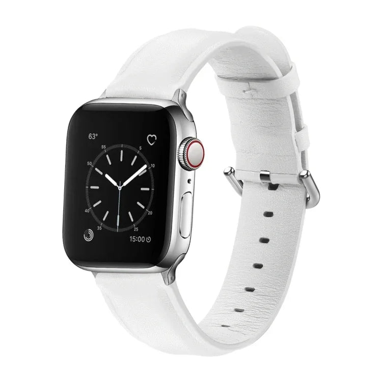 Bracelet en cuir à trous ronds pour Apple Watch Series 5 et 4 (44 mm), Series 3, 2 et 1 (42 mm).