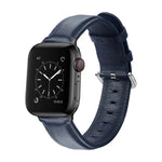 Bracelet en cuir à trous ronds pour Apple Watch Series 5 et 4 (44 mm), Series 3, 2 et 1 (42 mm).